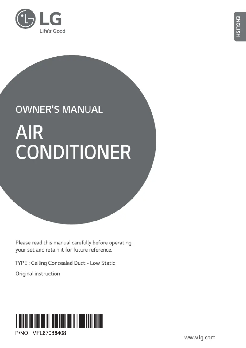 Imagen de la primera página del manual del dispositivo ARNU07GL4G2