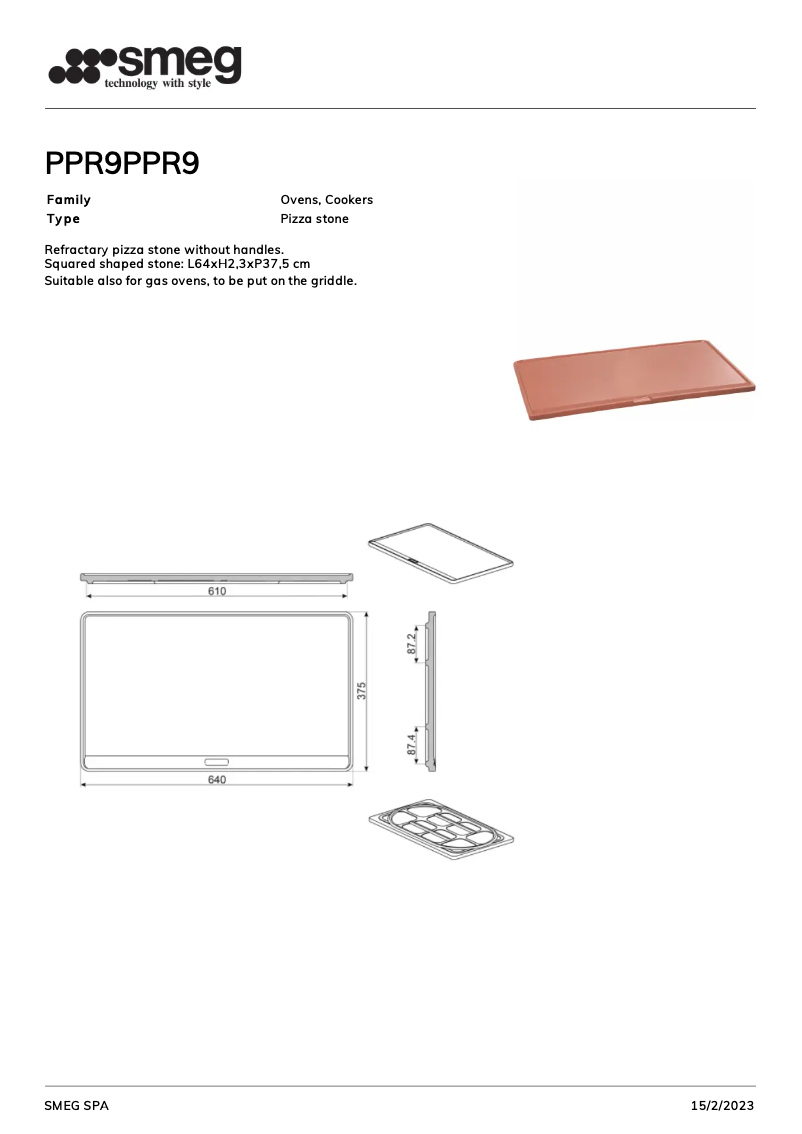 Imagen de la primera página del manual del dispositivo PPR9