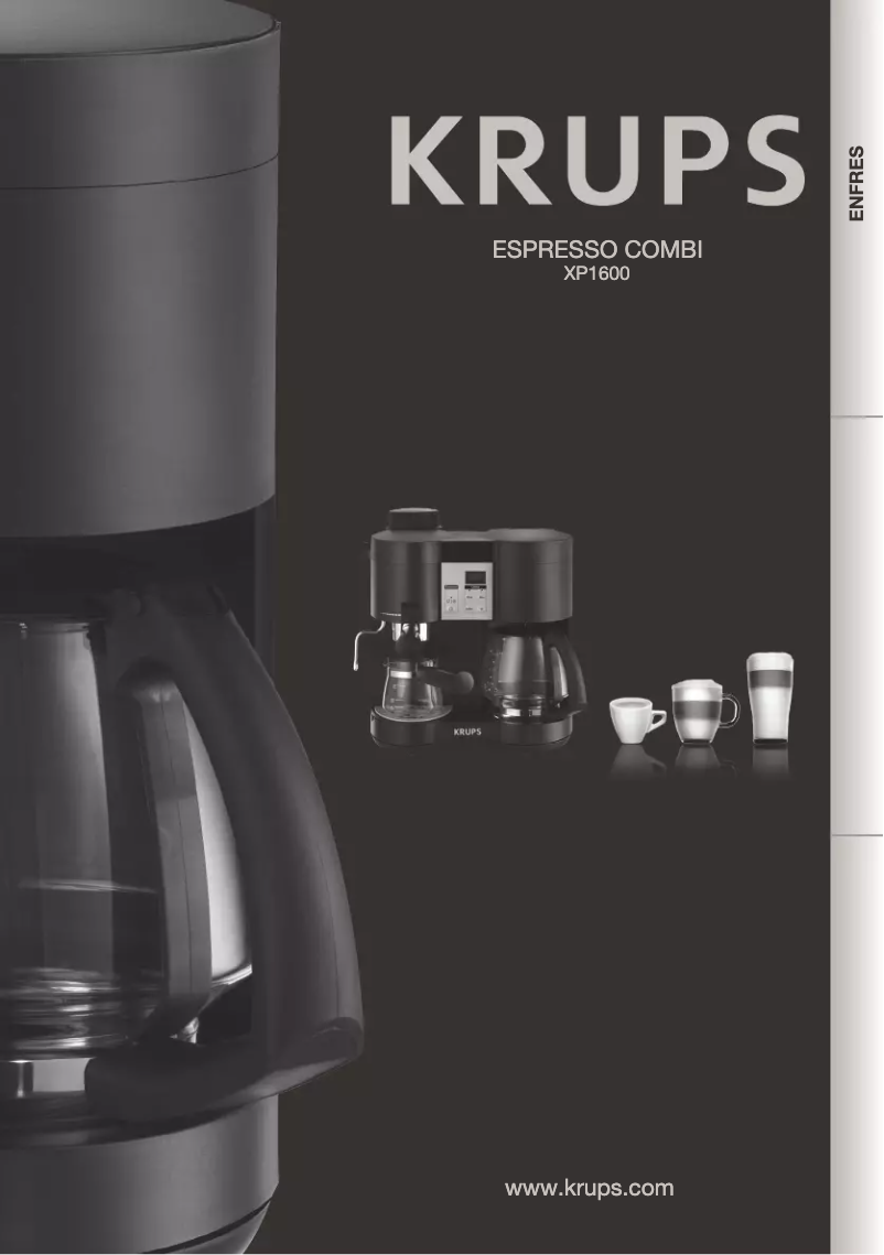 Página 1 del manual Manual de usuario Krups XP1600