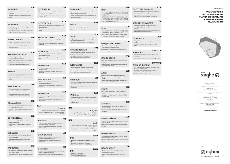 Página nº 1 - Manual de usuario Cybex Cot S Lux