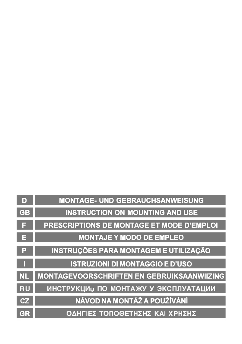 Imagen de la primera página del manual del dispositivo CBP 62 W