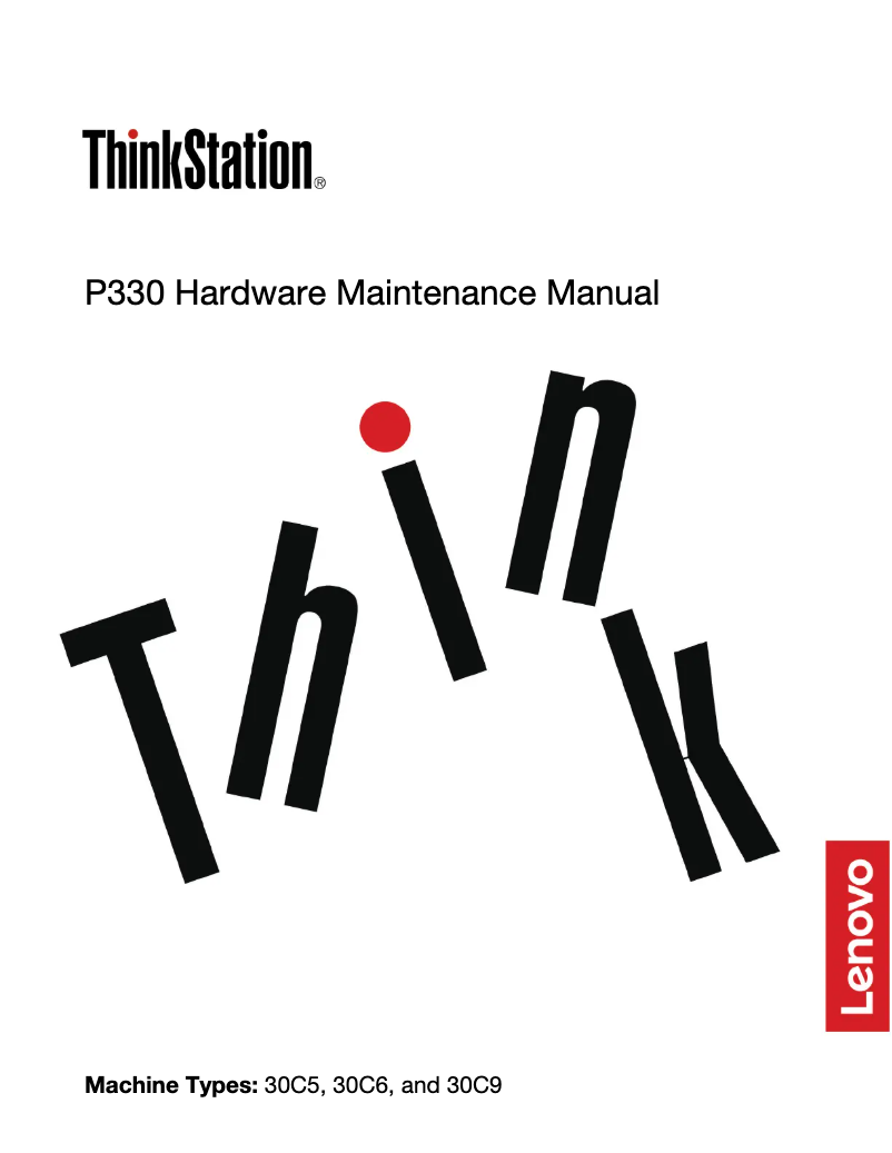 Página nº 1 - Manual de usuario Lenovo ThinkStation P330