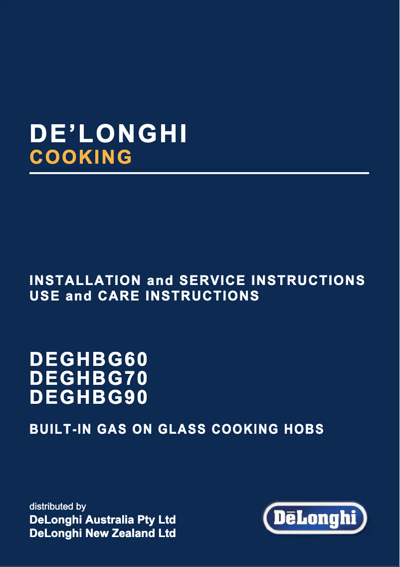 Imagen de la primera página del manual del dispositivo DEGHBG90
