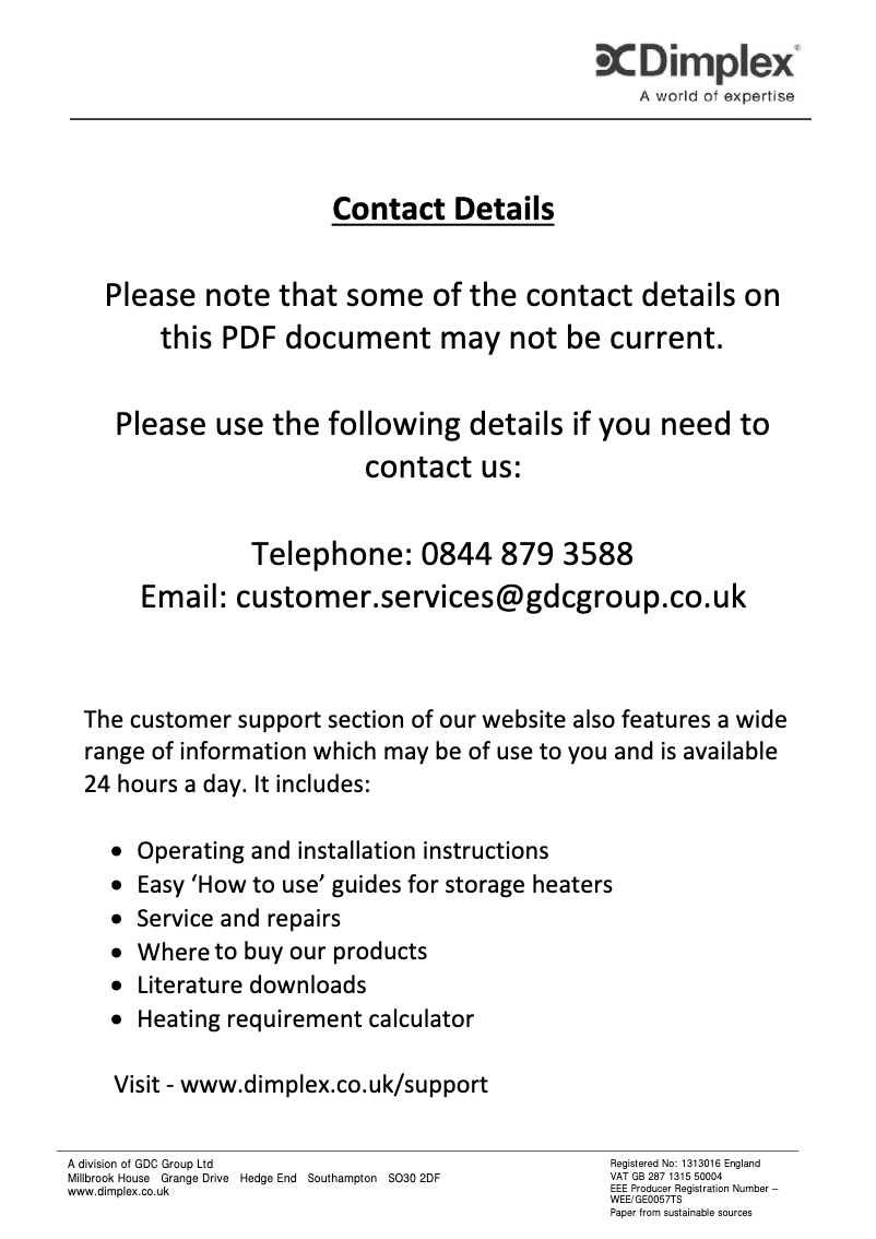 Imagen de la primera página del manual del dispositivo ELD20E