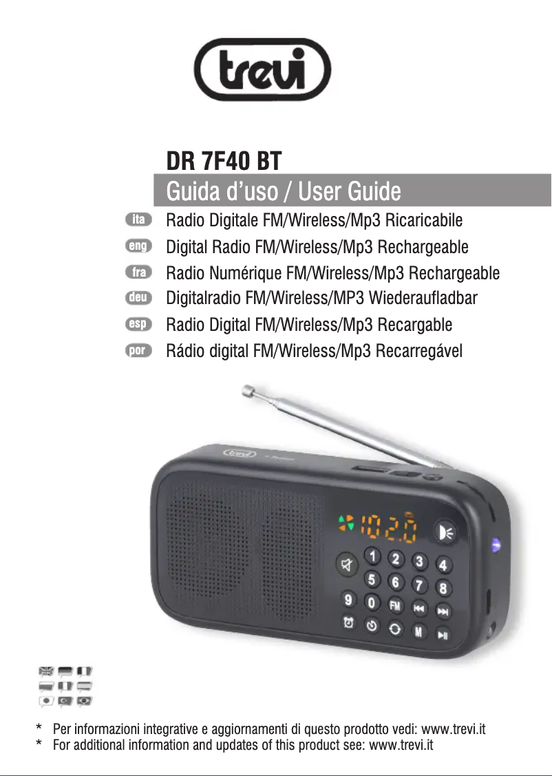 Página nº 1 - Manual de usuario Trevi DR 7F40 BT