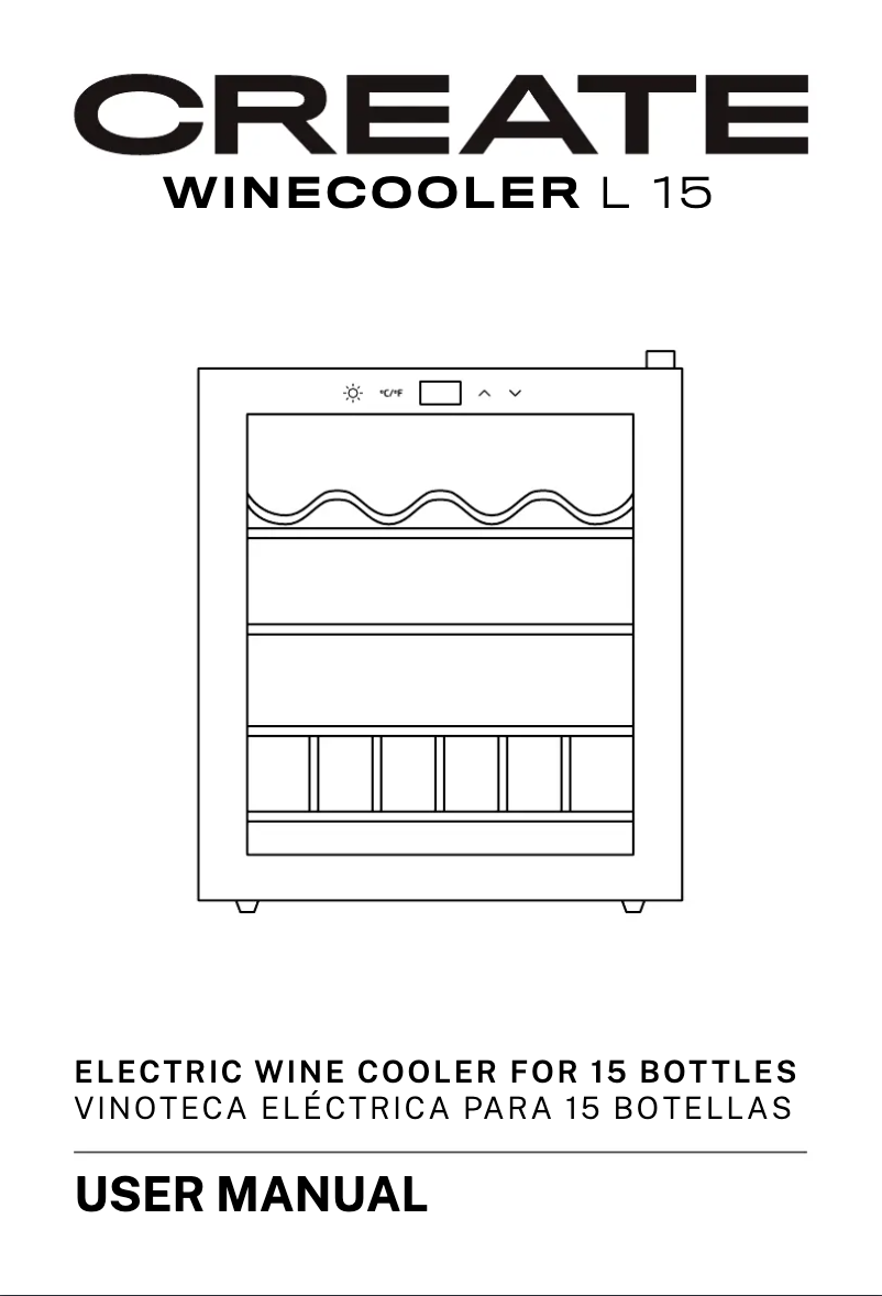 Página nº 1 - Manual de usuario Create Winecooler L15