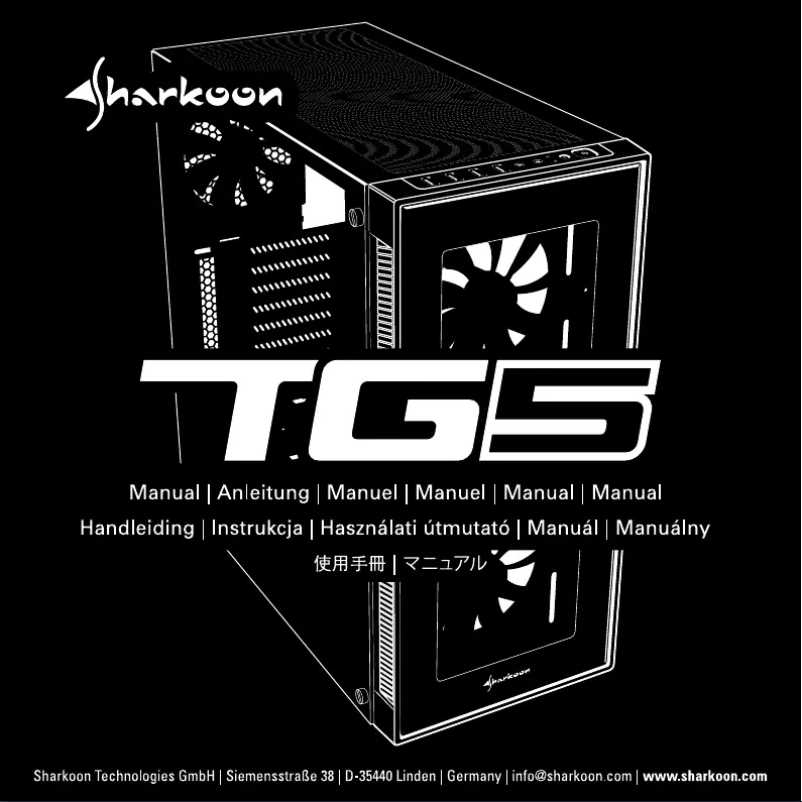 Imagen de la primera página del manual del dispositivo TG5