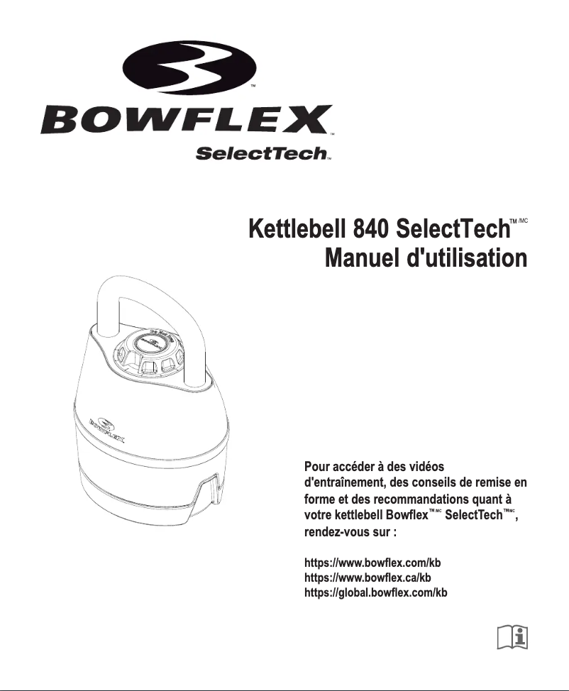 Página nº 1 - Manual de usuario Bowflex SelectTech 840