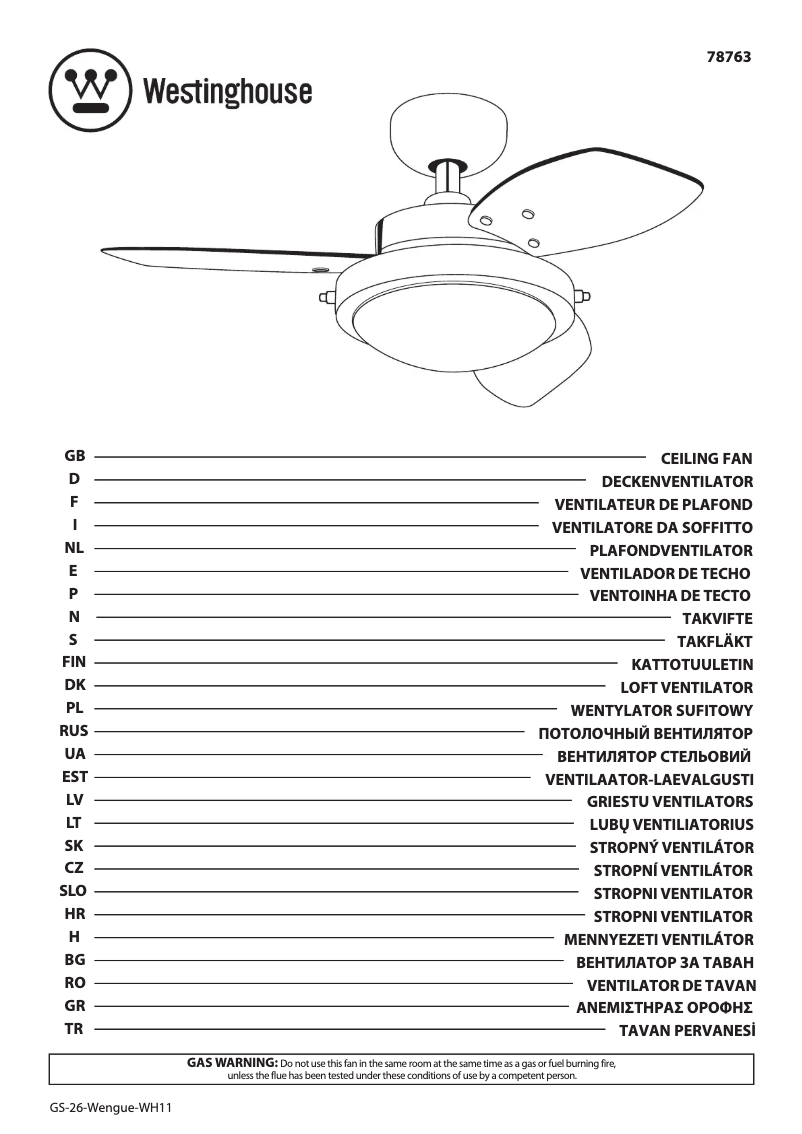 Imagen de la primera página del manual del dispositivo 78763