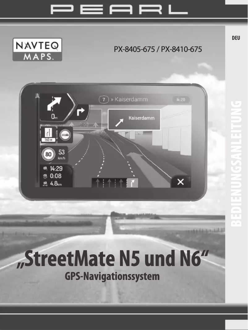 Imagen de la primera página del manual del dispositivo StreetMate N6