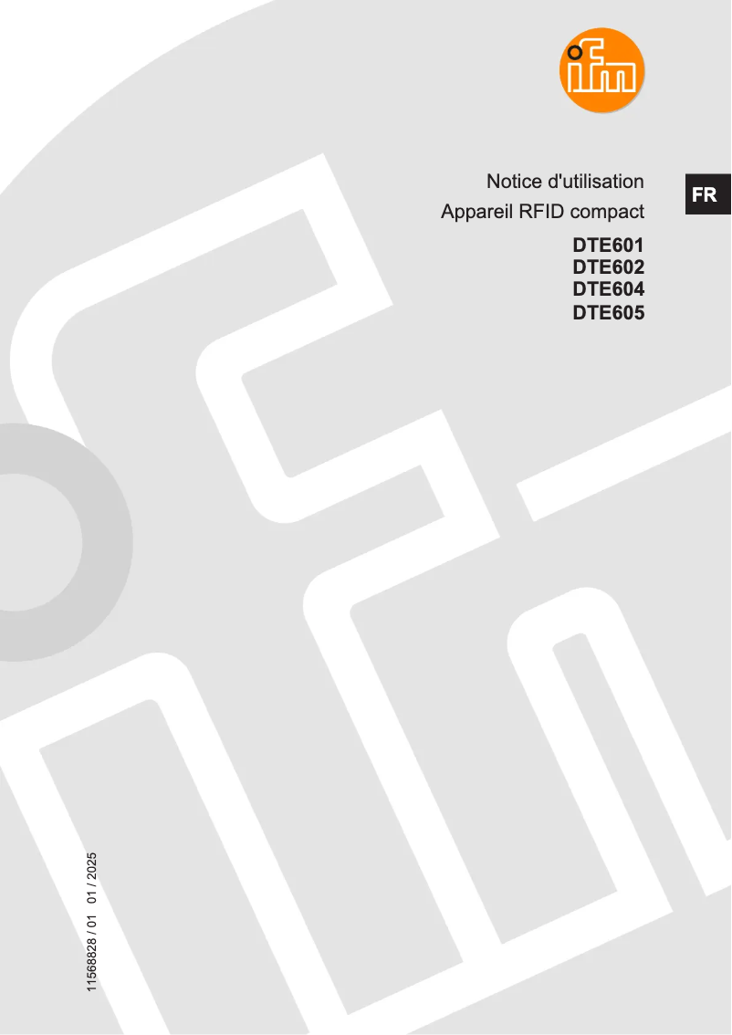 Imagen de la primera página del manual del dispositivo DTE605