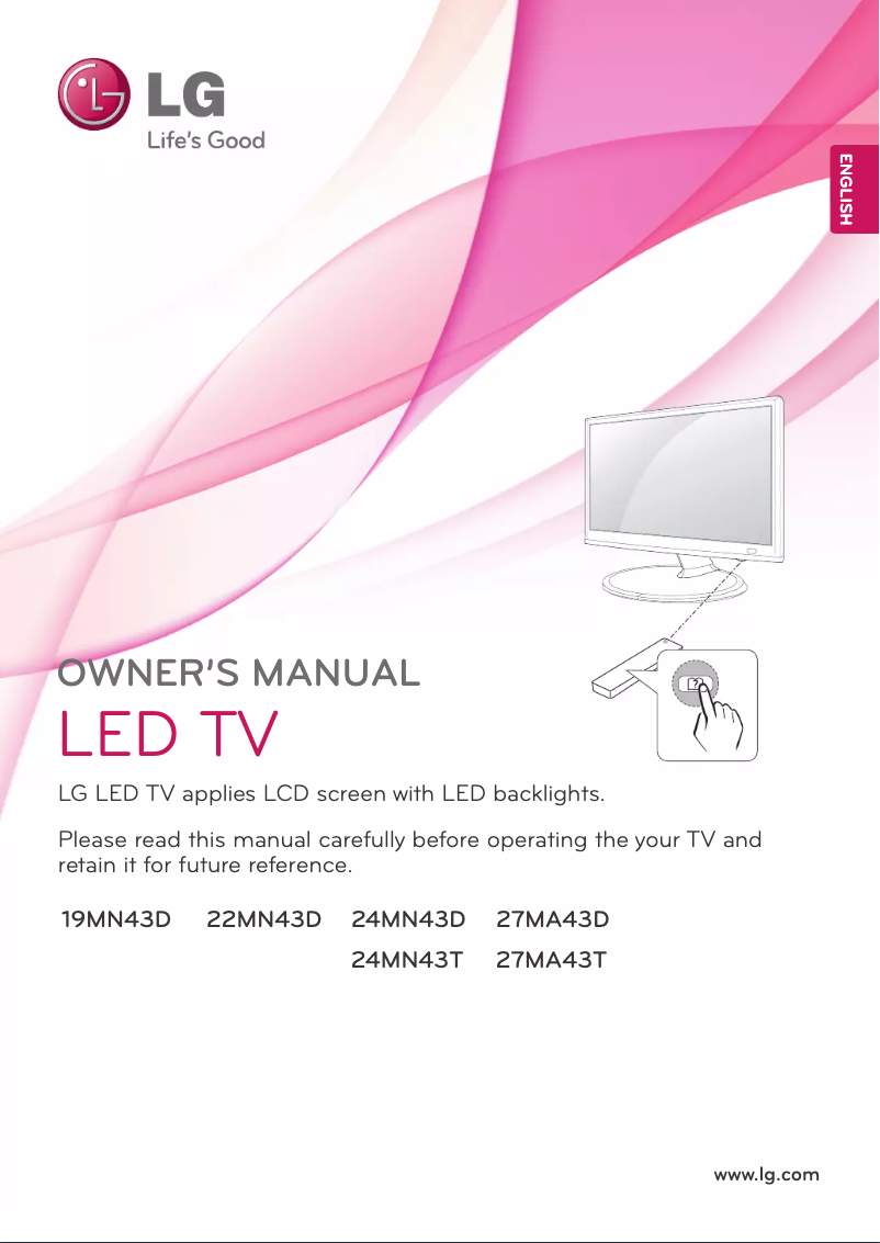 Imagen de la primera página del manual del dispositivo 27MA43T