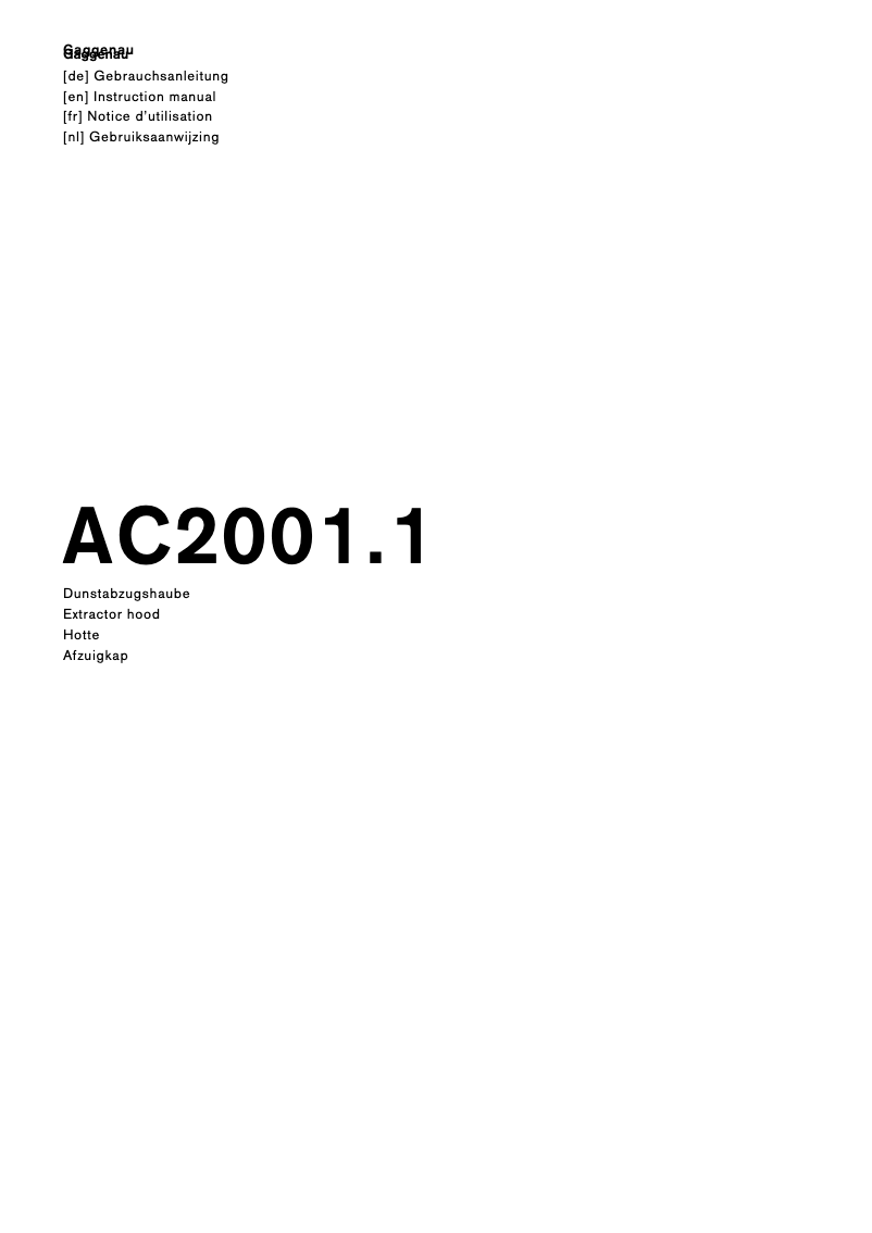 Imagen de la primera página del manual del dispositivo AC200181