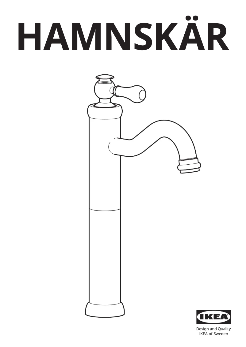 Imagen de la primera página del manual del dispositivo HAMNSKÄR 403.546.12