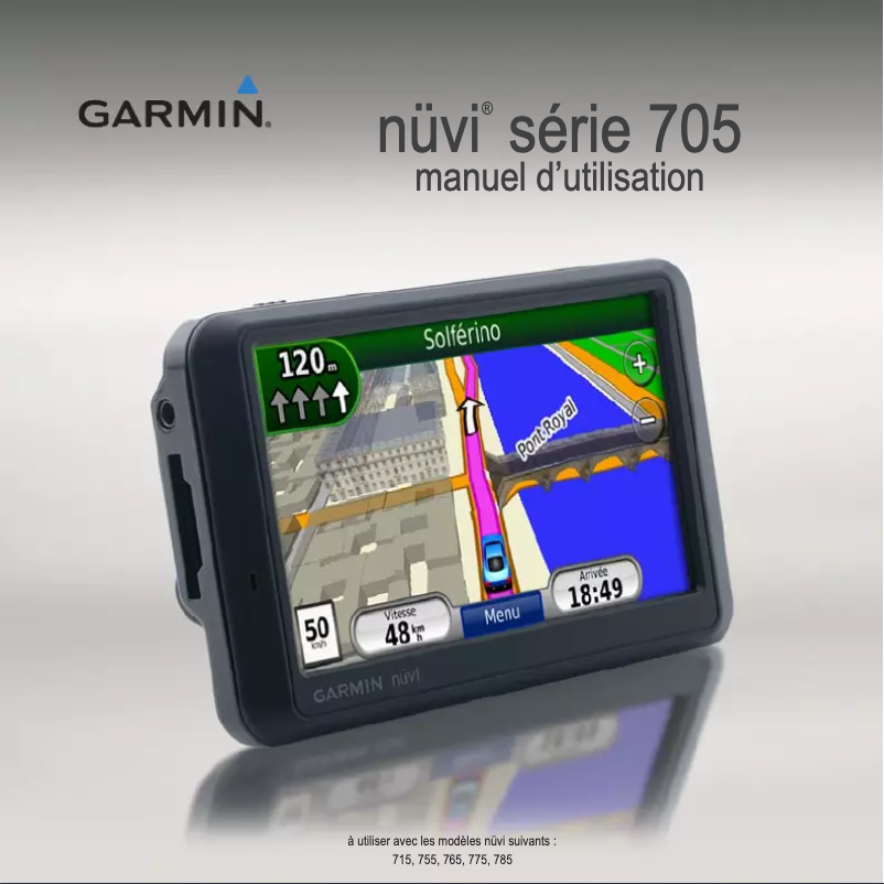 Página 1 del manual Manual de usuario Garmin nuvi 710