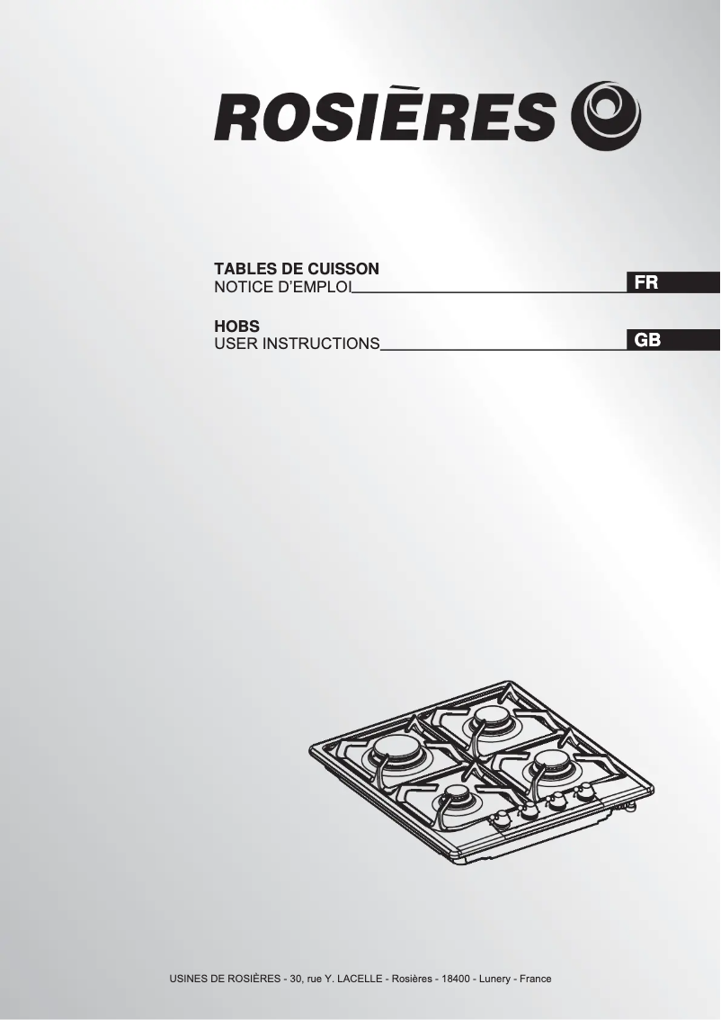 Imagen de la primera página del manual del dispositivo RTT 631 SFAVF