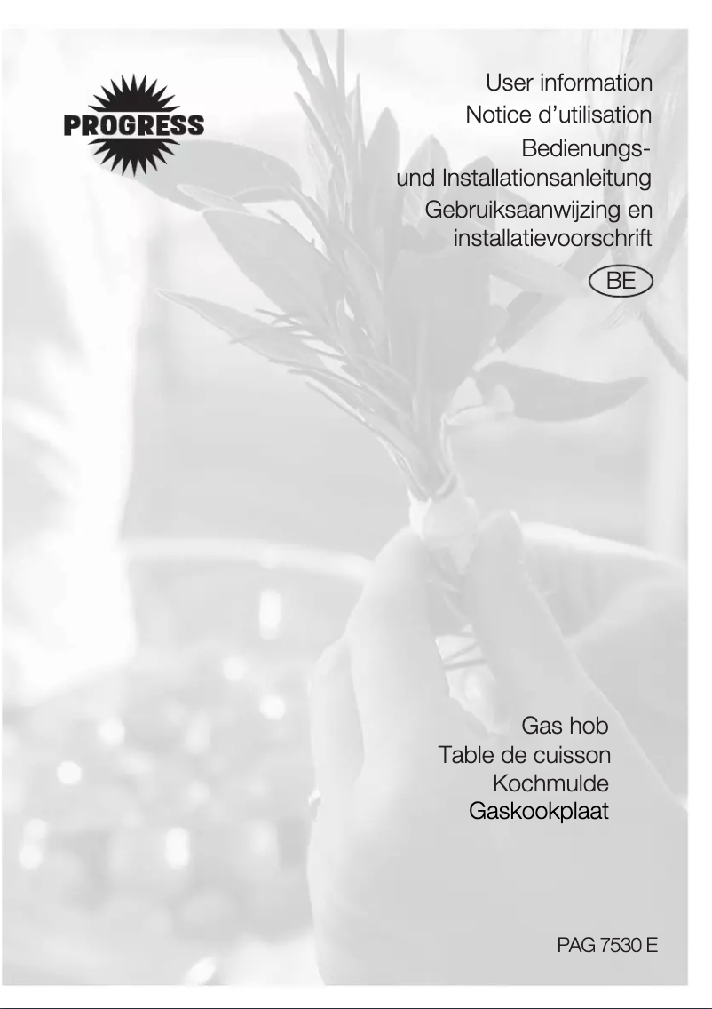 Imagen de la primera página del manual del dispositivo PAG7530E-B