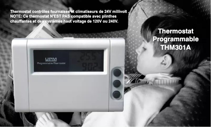 Imagen de la primera página del manual del dispositivo THM301A