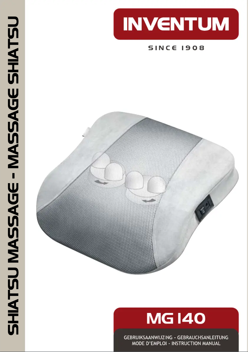 Imagen de la primera página del manual del dispositivo MG140