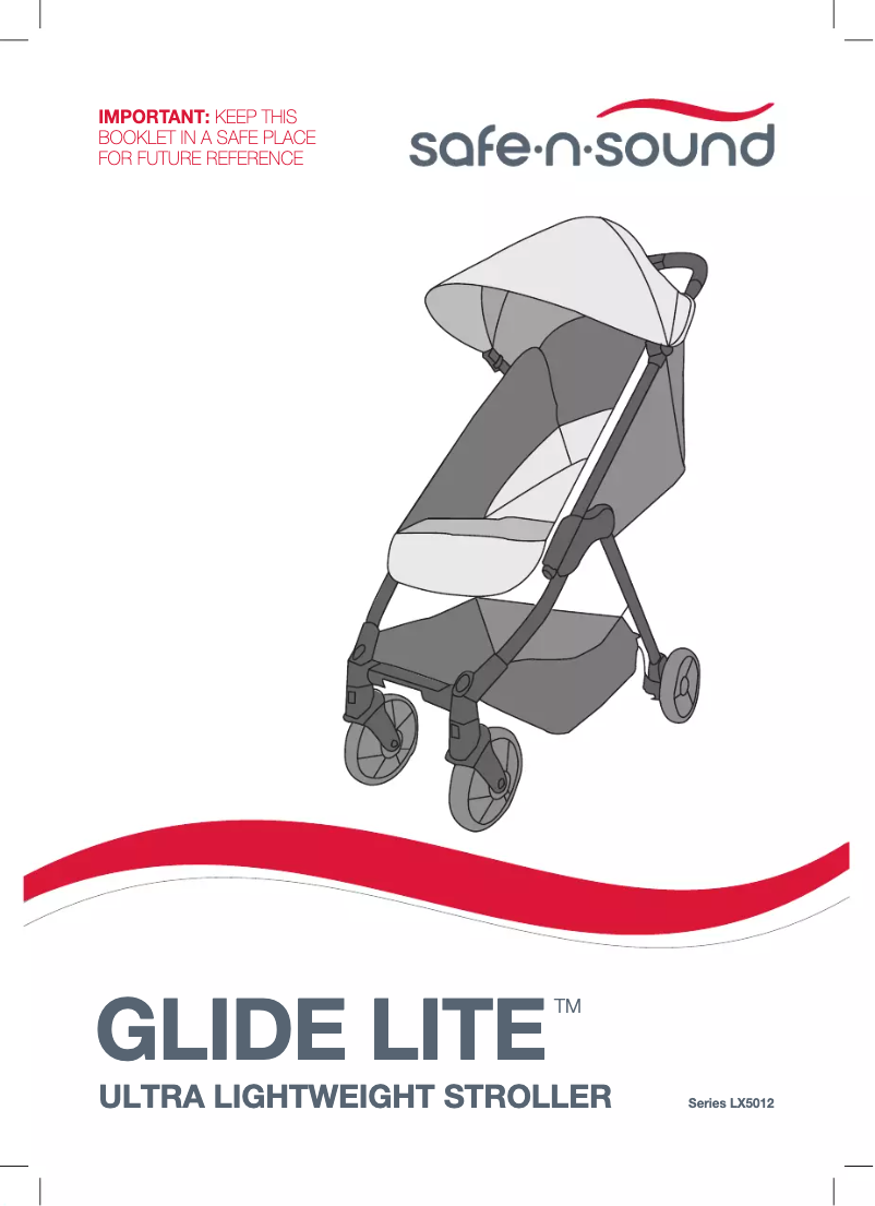 Imagen de la primera página del manual del dispositivo Glide Lite