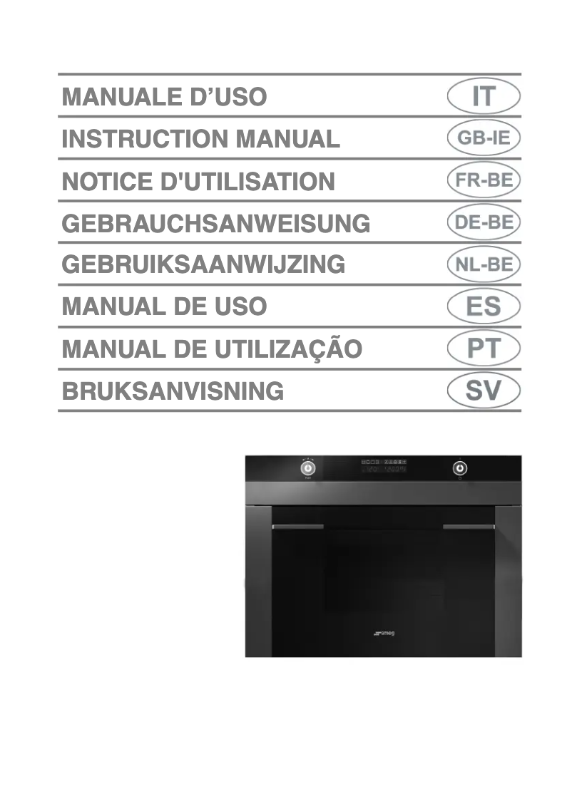 Página 1 del manual Manual de usuario Smeg S45MFX2