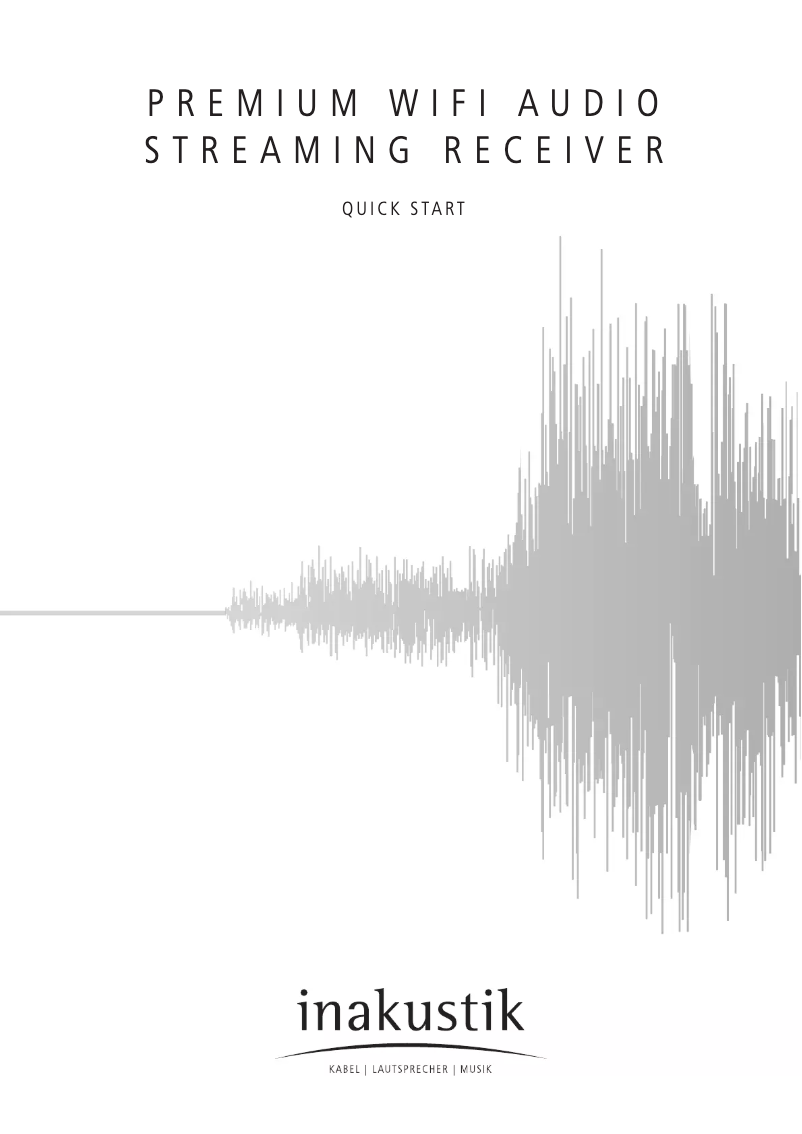 Página 1 del manual Manual de usuario In-akustik Streaming Mediaplayer Premium