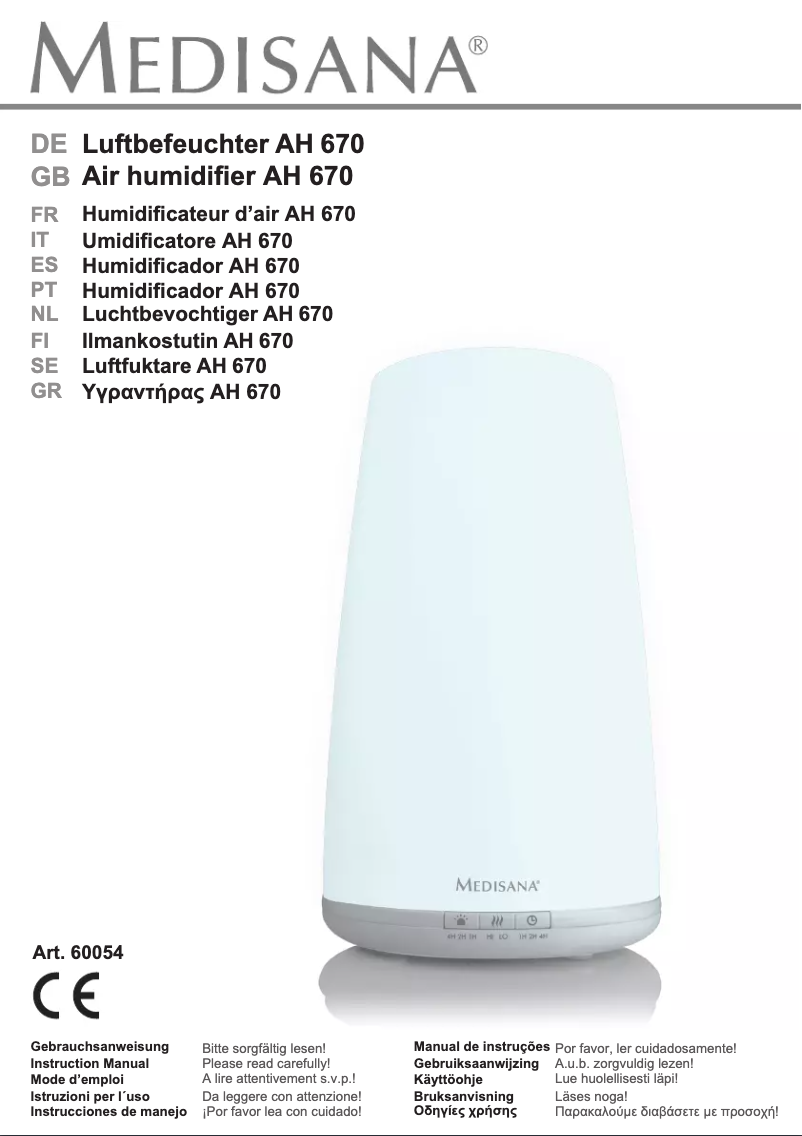 Página 1 del manual Manual de usuario Medisana AH 670