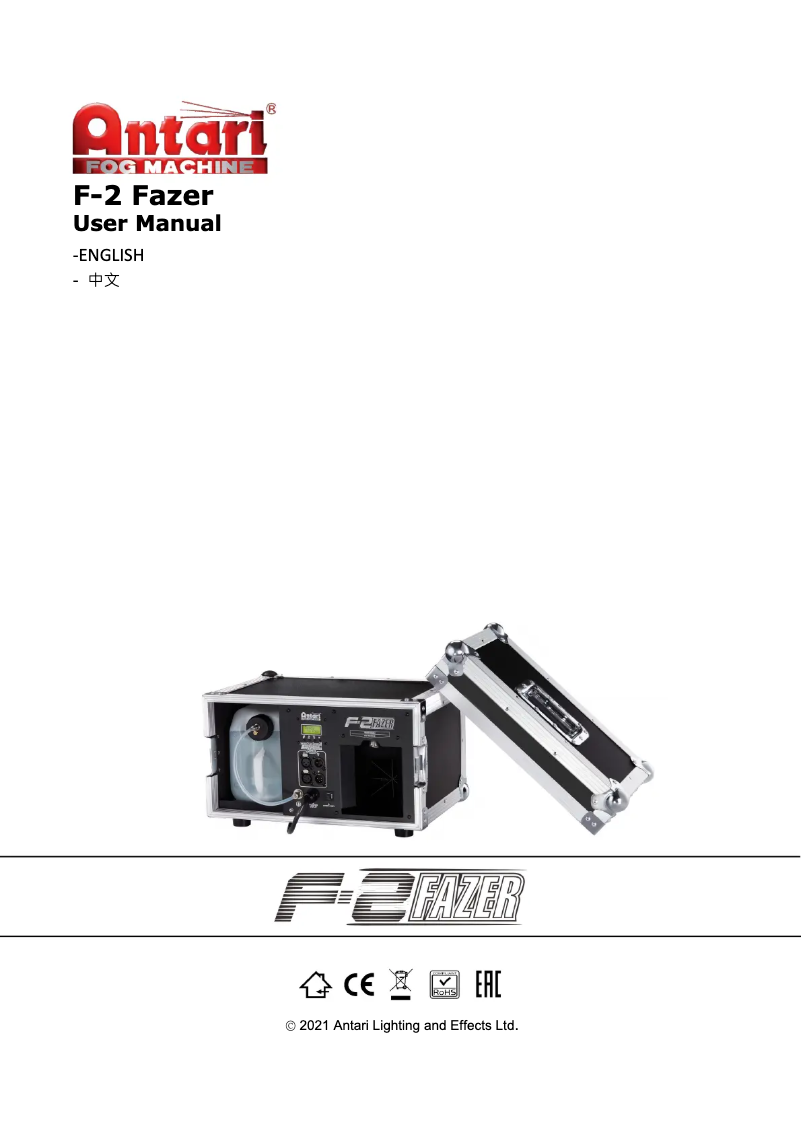 Imagen de la primera página del manual del dispositivo F-2 Fazer