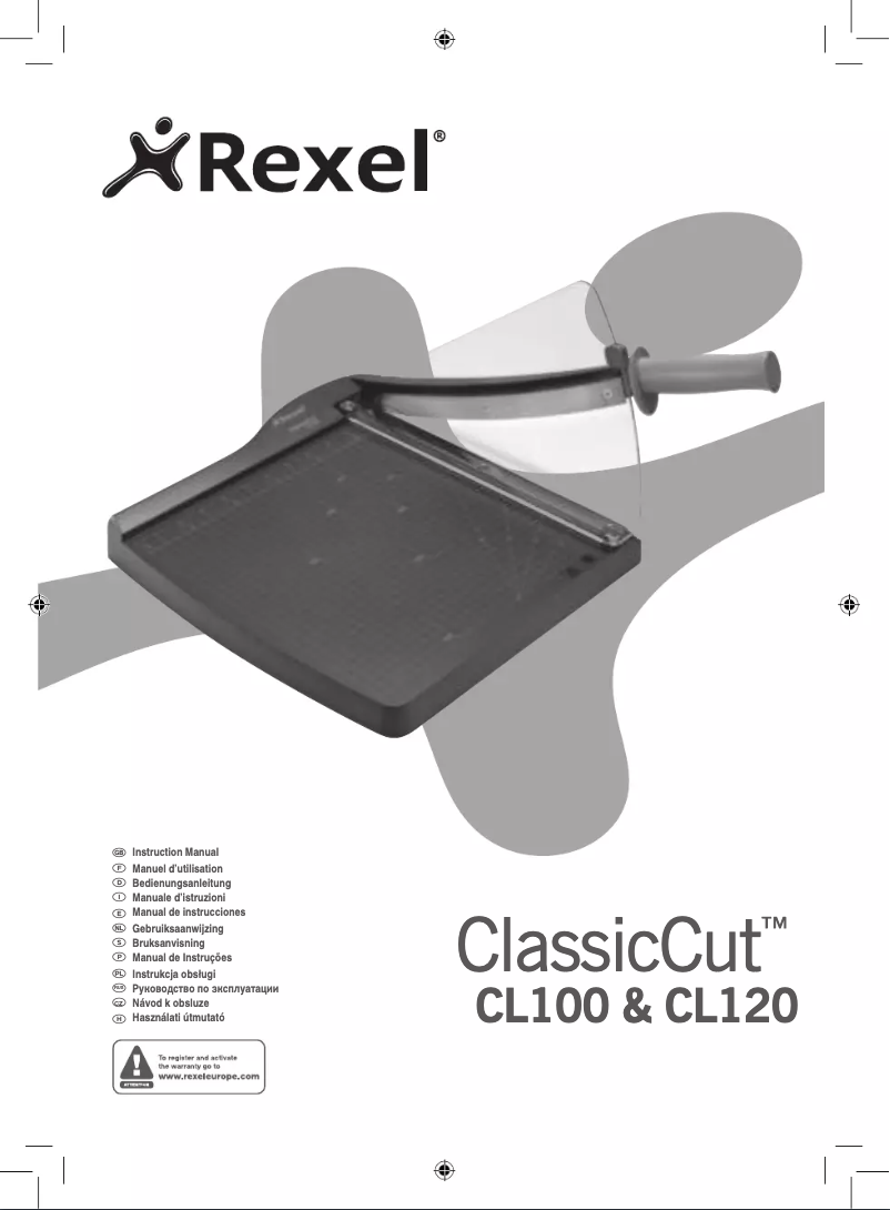 Página nº 1 - Manual de usuario Rexel ClassicCut CL100