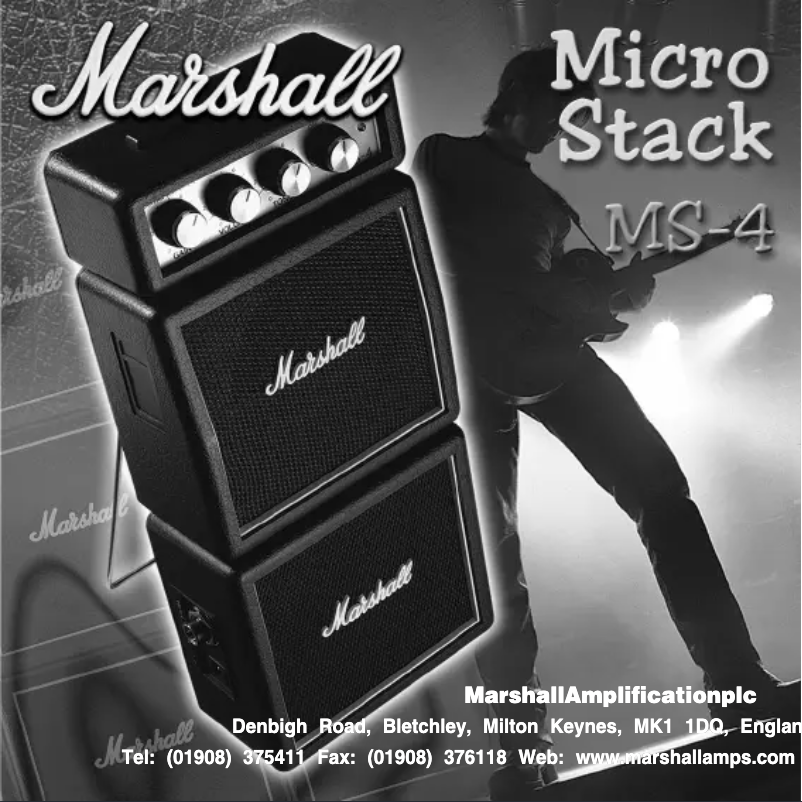 Imagen de la primera página del manual del dispositivo Micro Stack MS-4