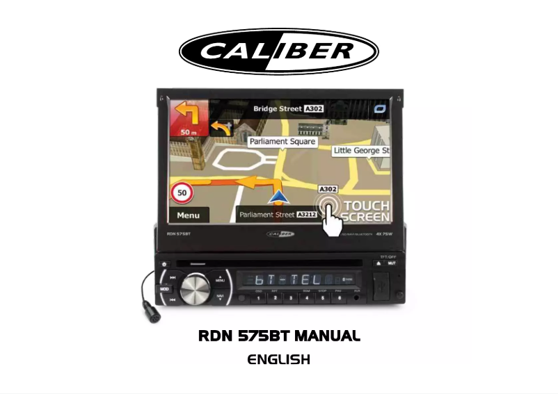 Página 1 del manual Manual de usuario Caliber RDN575BT