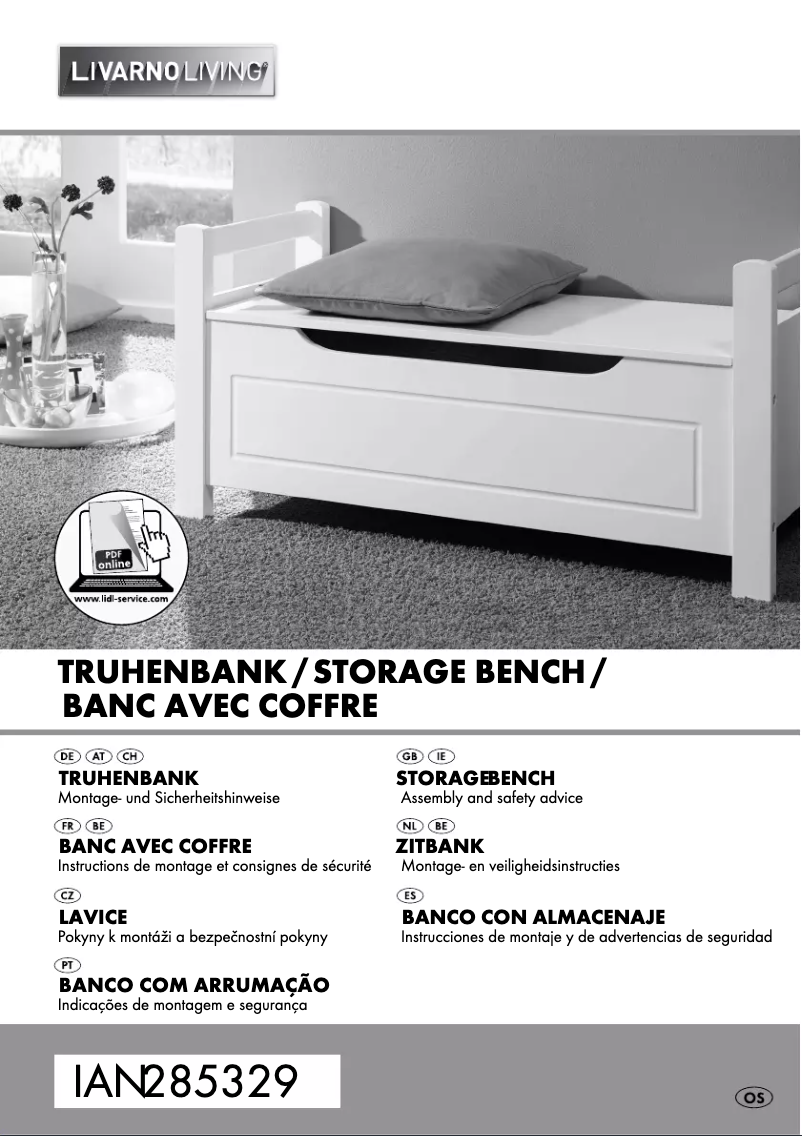 Página 1 del manual Manual de usuario Livarno Lux IAN 285329
