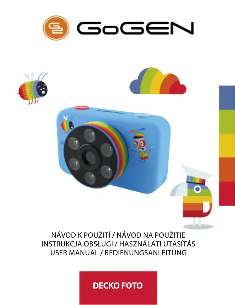 Página nº 1 - Manual de usuario GoGen DECKO FOTO