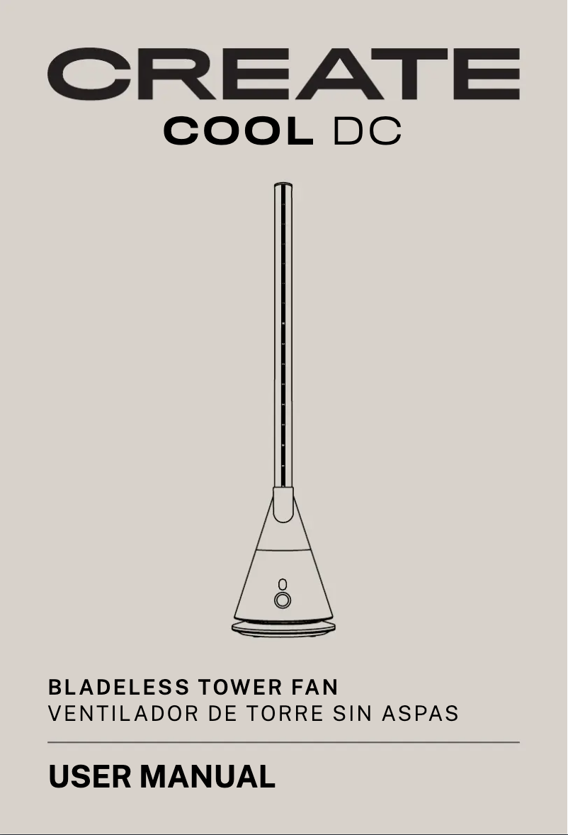 Imagen de la primera página del manual del dispositivo COOL DC