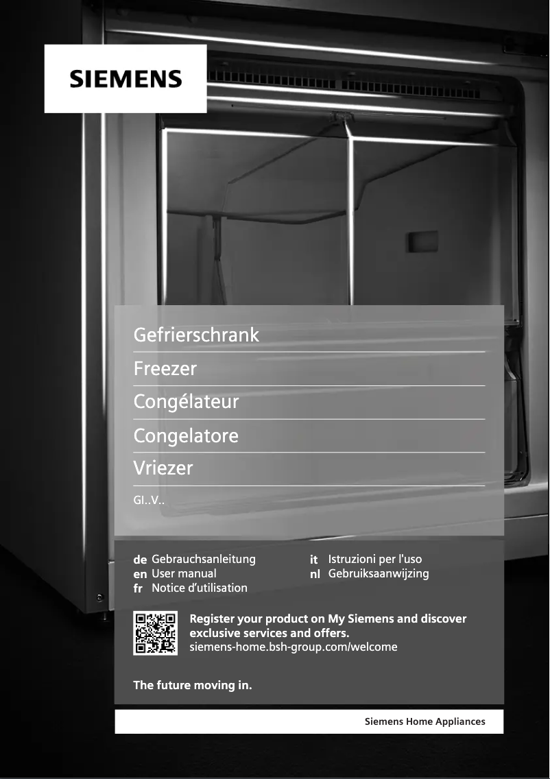 Página 1 del manual Manual de usuario Siemens GI21VAFE0