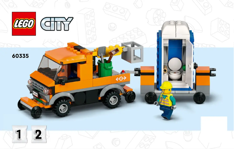 Página 1 del manual Instrucciones visuales Lego City 60335