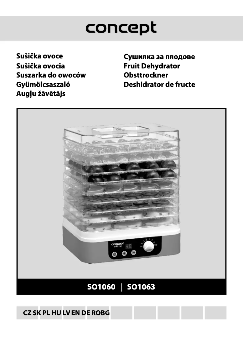 Página 1 del manual Manual de usuario Concept SO1060