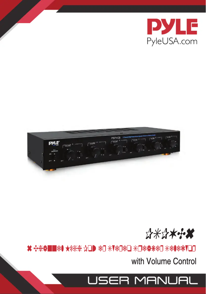 Página 1 del manual Manual de usuario Pyle PSPVC6