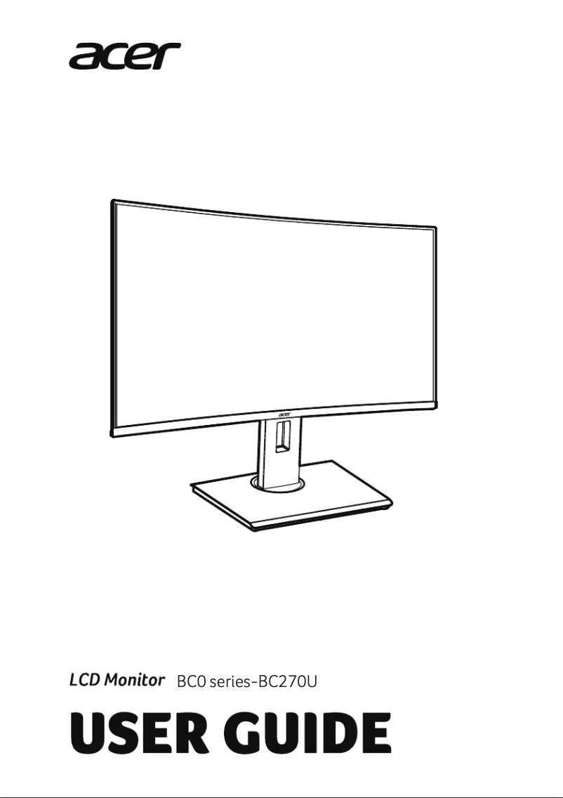 Imagen de la primera página del manual del dispositivo BC270U
