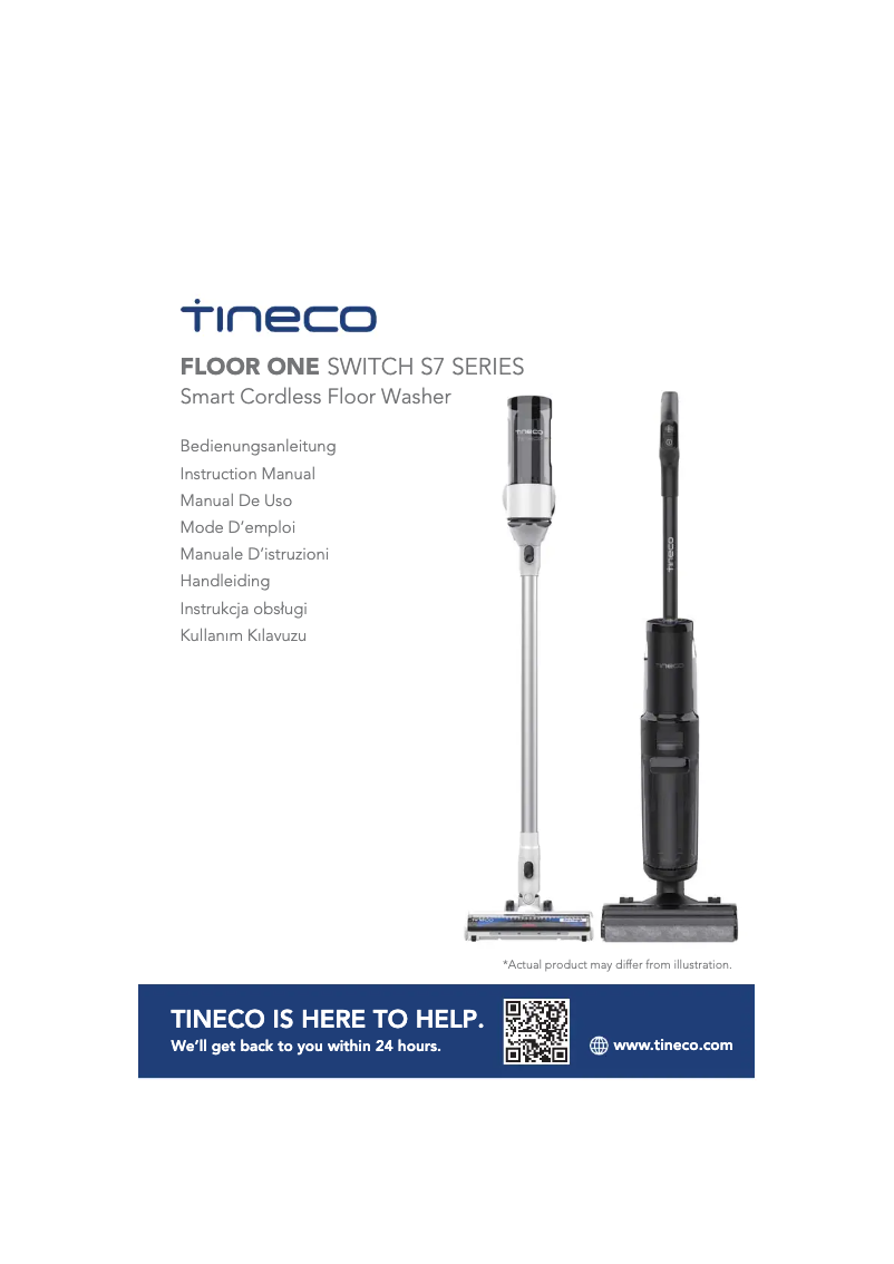 Página 1 del manual Manual de usuario Tineco Floor One S7 Pro