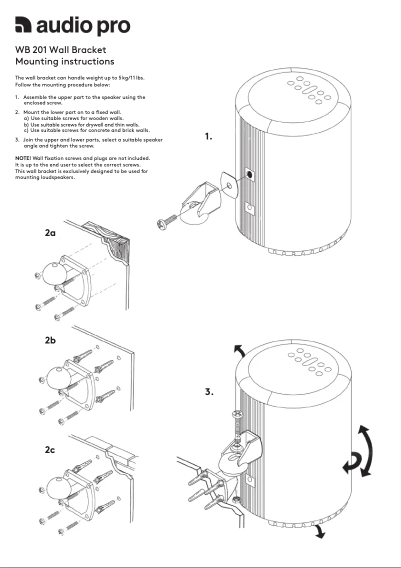 Imagen de la primera página del manual del dispositivo WB 201