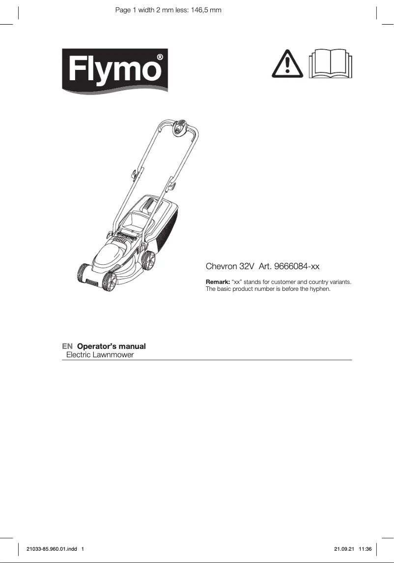 Imagen de la primera página del manual del dispositivo Chevron 32V