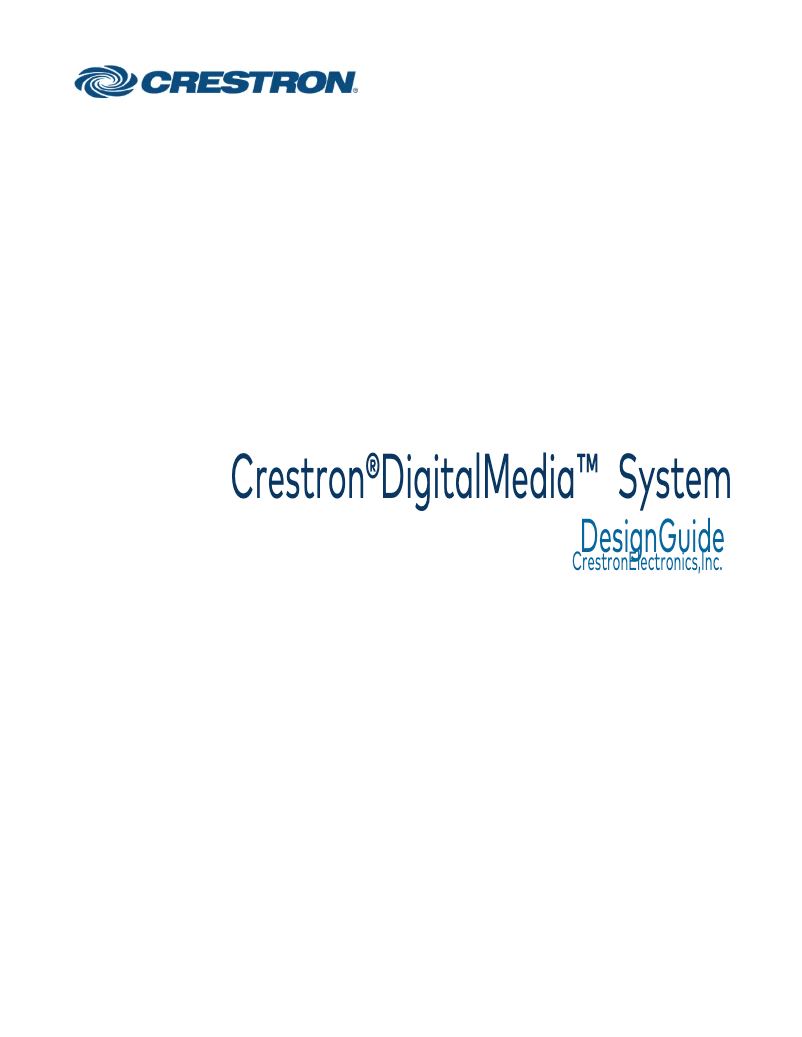 Imagen de la primera página del manual del dispositivo DM-RMC-SCALER-S2