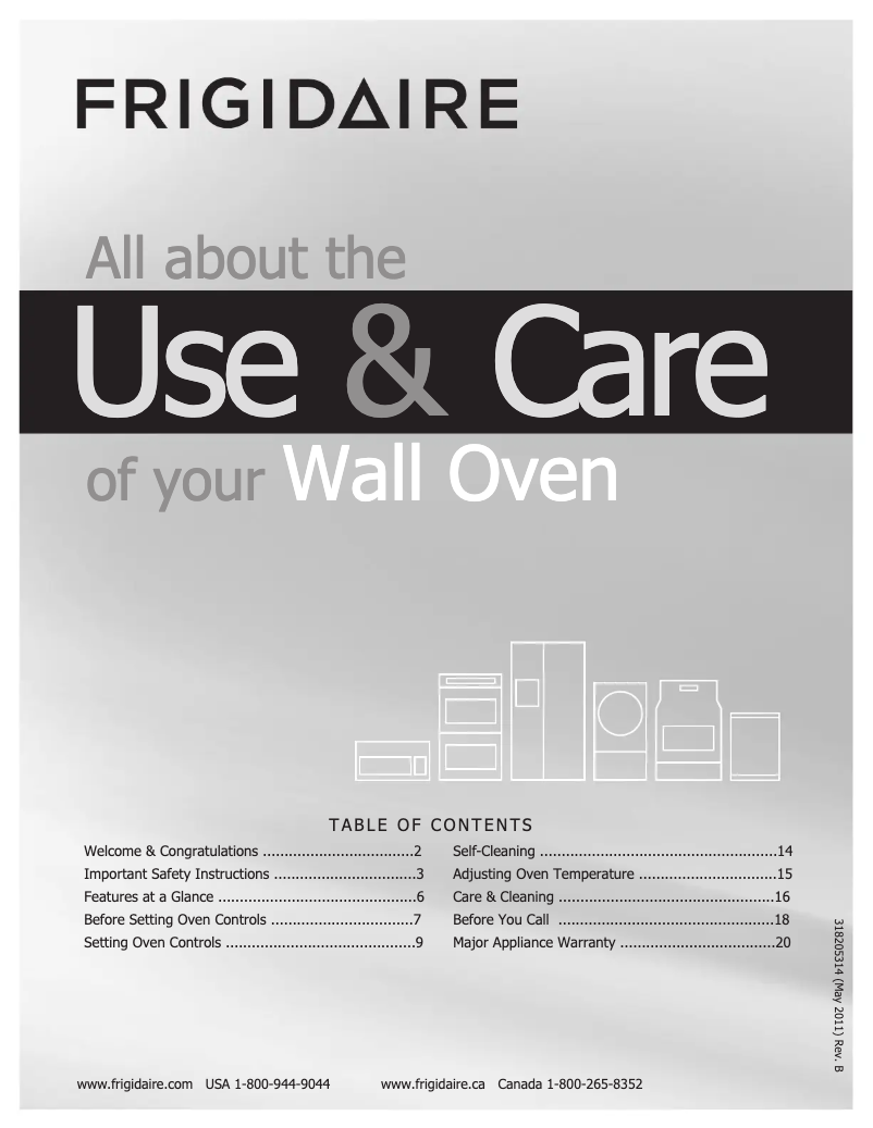 Imagen de la primera página del manual del dispositivo FFEW2725LS