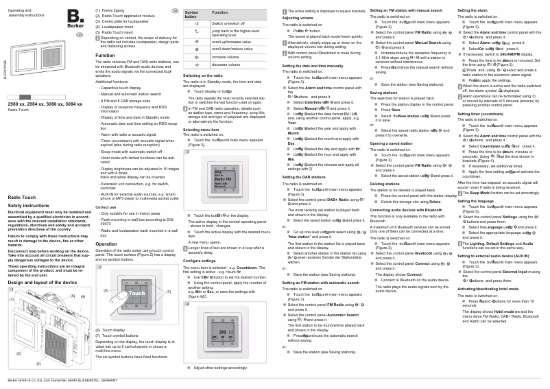 Imagen de la primera página del manual del dispositivo 30847009