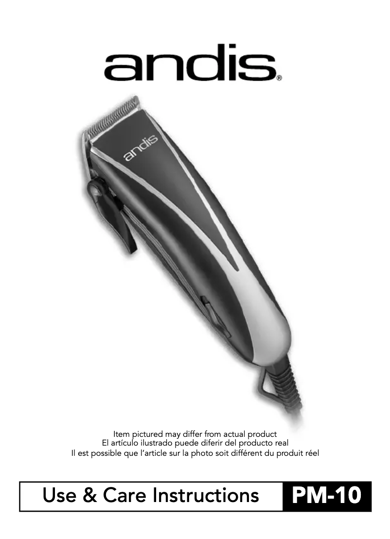 Imagen de la primera página del manual del dispositivo PM-10