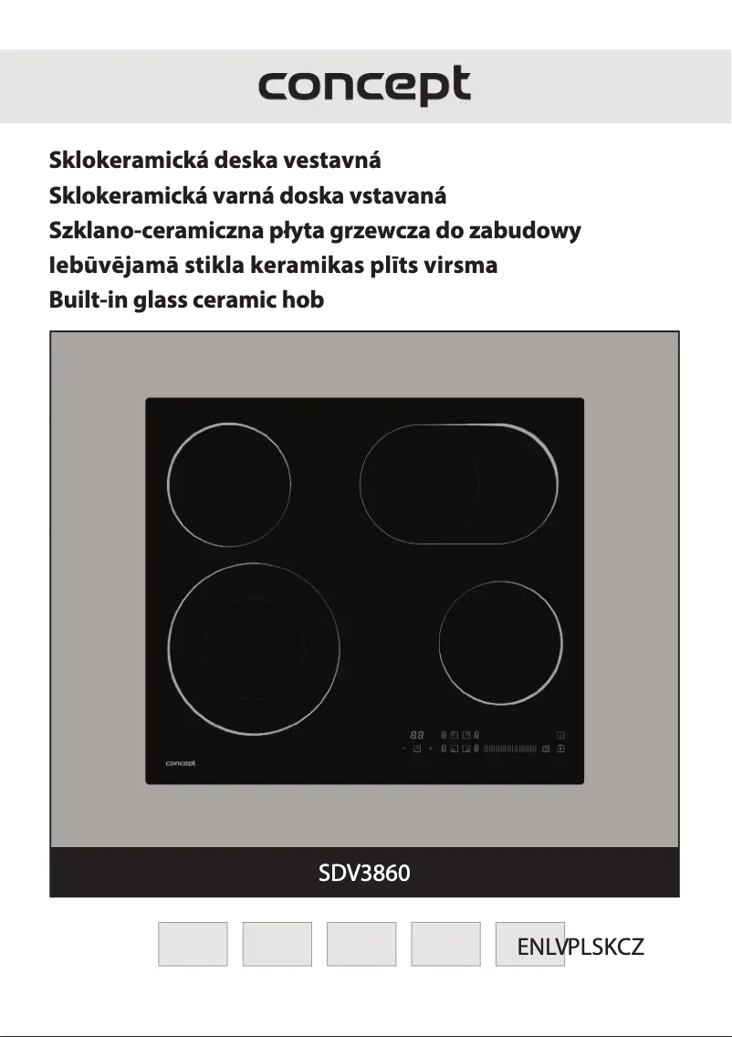 Imagen de la primera página del manual del dispositivo SDV3860