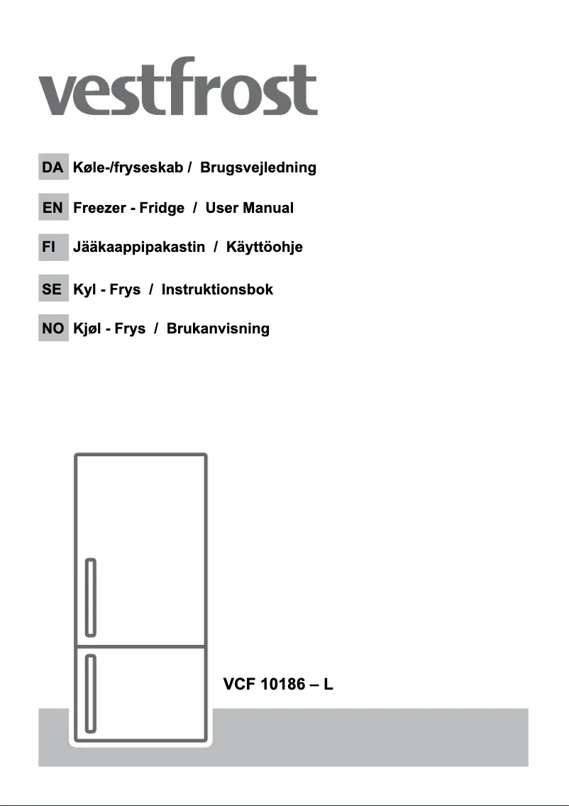 Imagen de la primera página del manual del dispositivo VCF 10186 - L