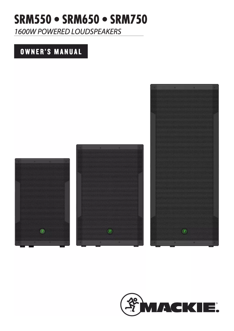 Imagen de la primera página del manual del dispositivo SRM750