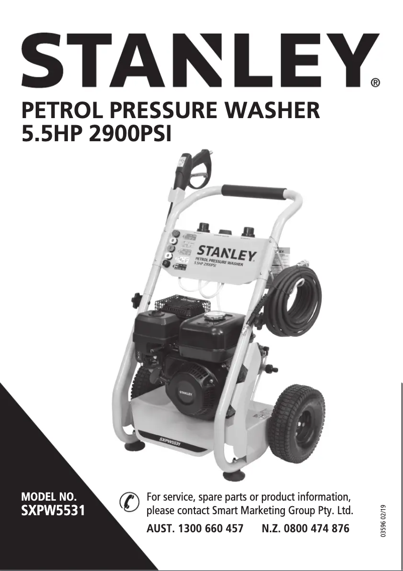 Página nº 1 - Manual de usuario Stanley SXPW5531